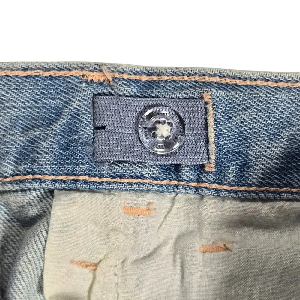 NWT Old Navy Girls’ Jean Skirt Small (6-7) High Rise Denim Elastic Waist NEW